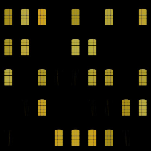 Image depicting an emissive map texture