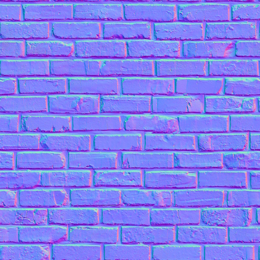 Image depicting a normal map texture