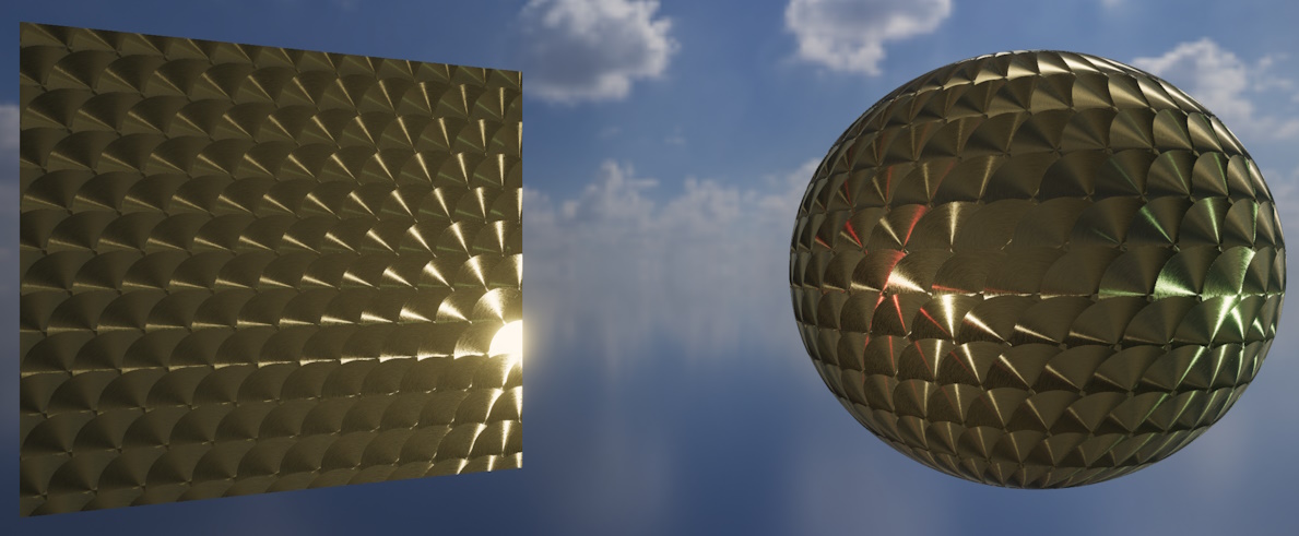 Standard material with aniso